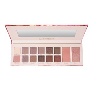 Laura's Essentials Blushing Beauty 12 Multi-Finish Eyeshadows. 1 Highlighter. 1 Blush
